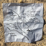 Hiking Club LA "Map" Bandana
